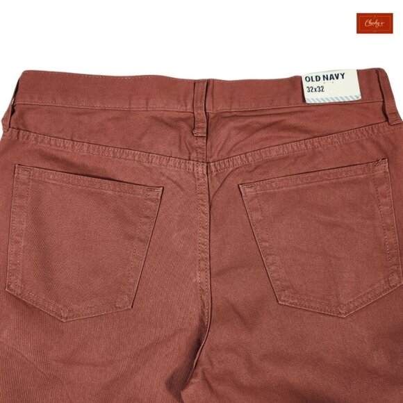 NEW Old Navy Brick Color Long Pants  Sz 32x32 (ID93) - Picture 7 of 11